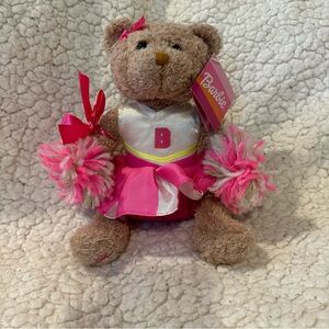 NWT vintage barbie cheerleader teddy bear stuffed animal